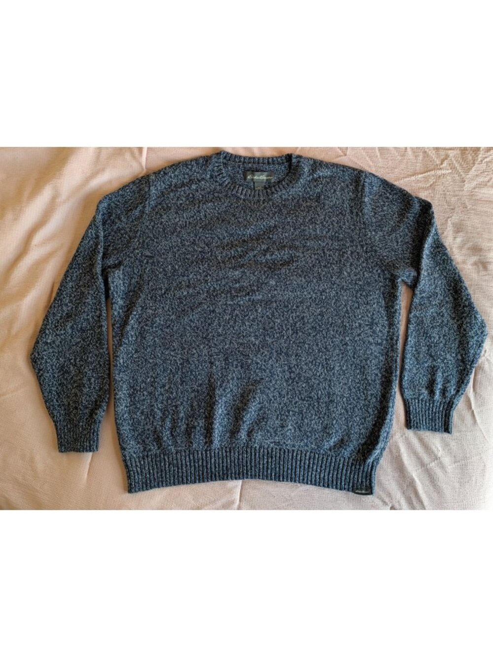 Eddie Bauer Marled Cotton Sweater Size Large 100% Cotton Item #7150 Fall/Hol '19